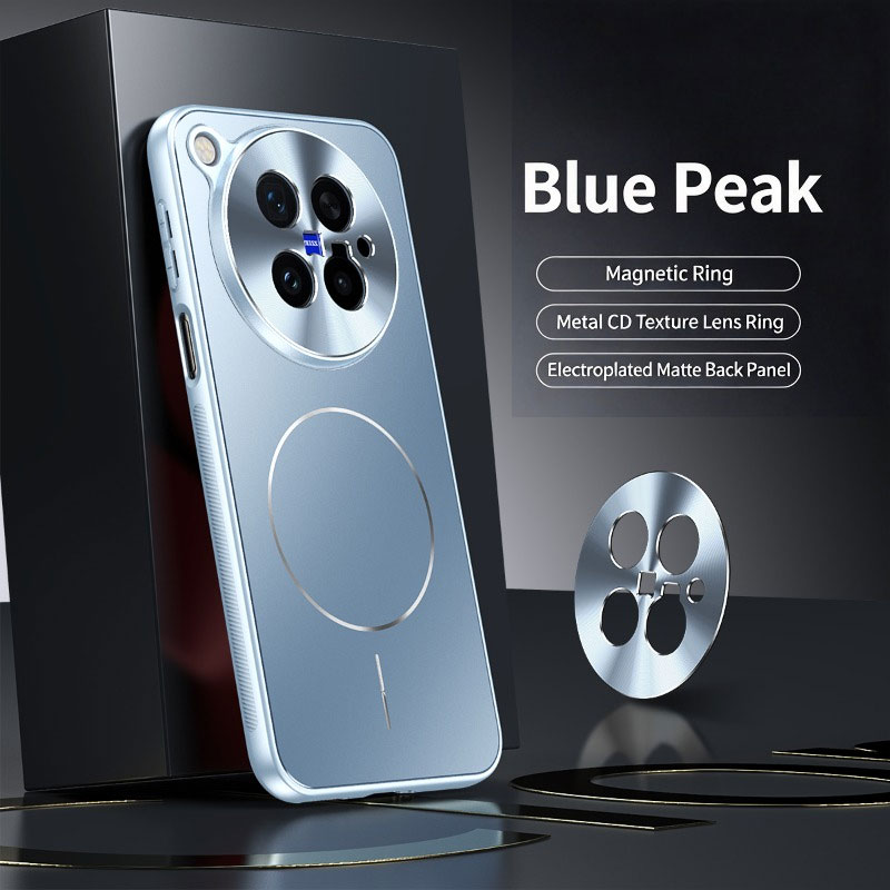 Matte Hard Pc Back Case - Metal Lens Protection Case For VIVO