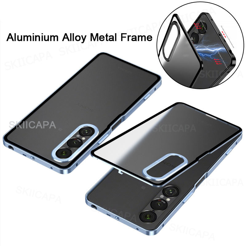 Metal Bumper Aluminum Frame Case - Shockproof Metal Phone Case For Sony