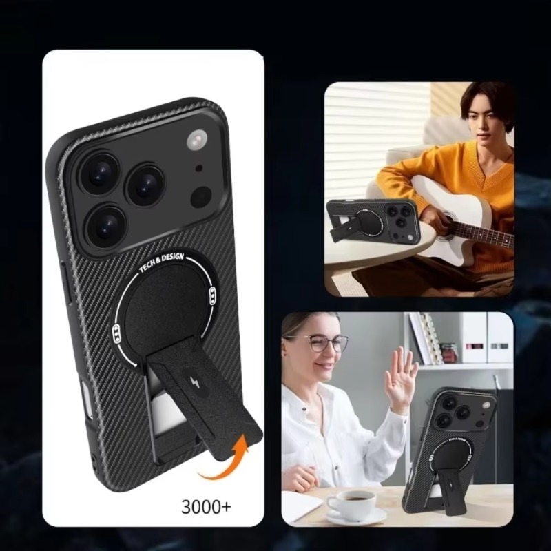 Luxury Invisible Stand Magneti - Matte Hard Pc Back Case ulasan dan harga