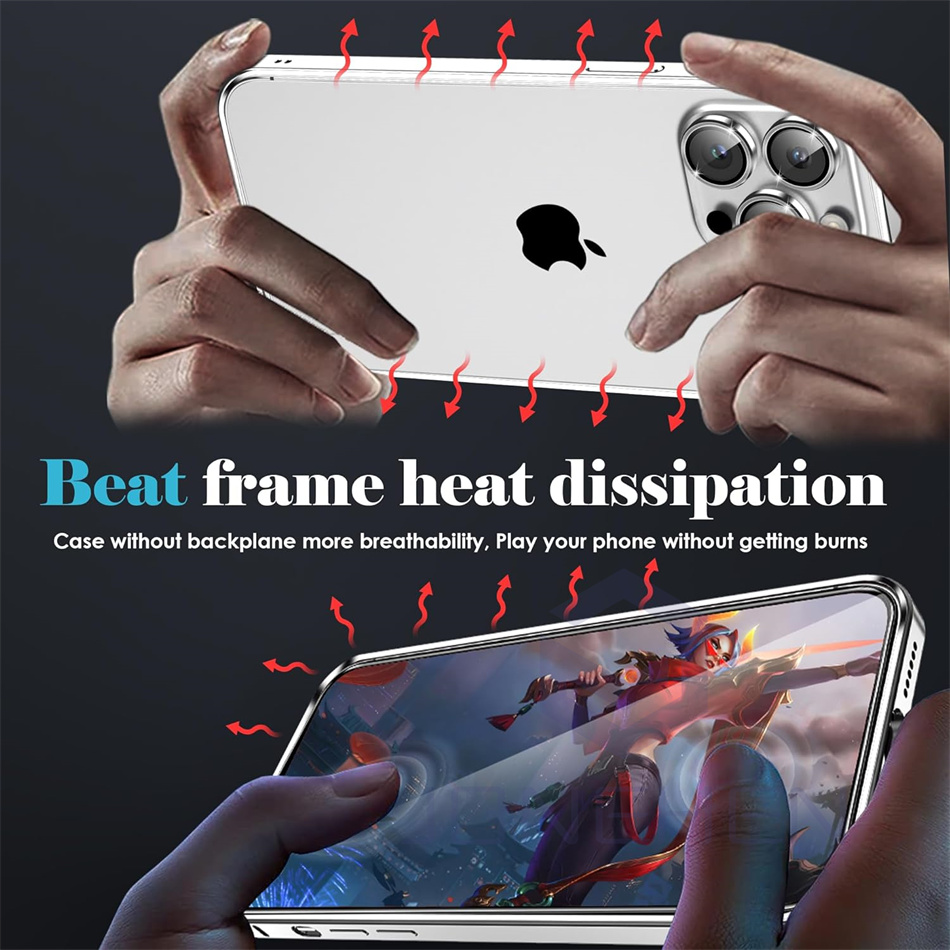 Light Alloy Bumper Case For iP - Metal Bumper Aluminum Frame Case ulasan dan harga