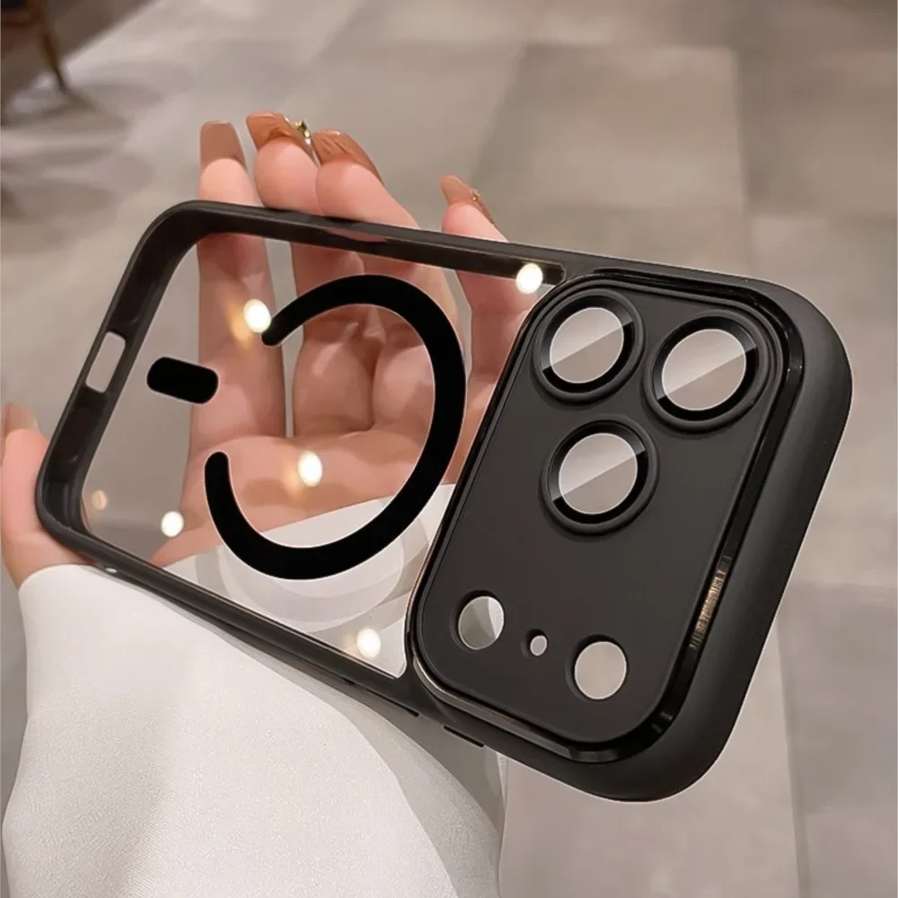 Luxury Armor Bumper Clear Magn - Clear Shockproof Bumper Case ulasan dan harga