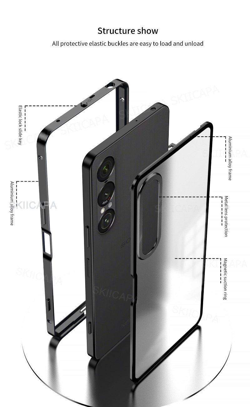 Shockproof Metal Phone Case Fo - Metal Bumper Aluminum Frame Case ulasan dan harga