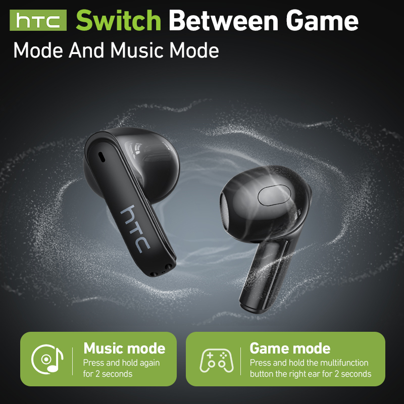 HTC Gaming Bluetooth Headphone - Earphones ulasan dan harga