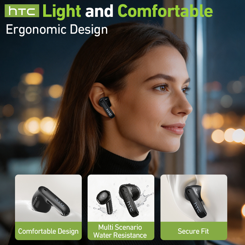 HTC Gaming Bluetooth Headphone - Earphones ulasan dan harga